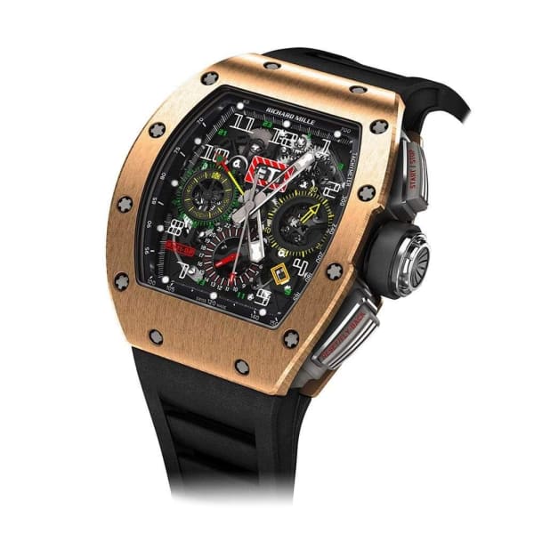 ヰ Best selling specials ヰ -RICHARD MILLE RM 11-02 Automatic Flyback Chronograph Dual Time Zone Rose Gold