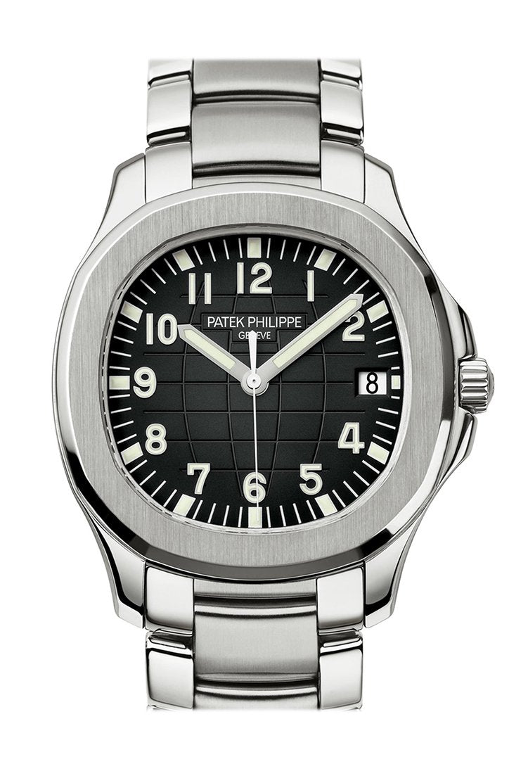Patek Philippe Aquanaut Black Dial Stainless Steel Automatic Men’s Watch 5167-1A 5167/1A