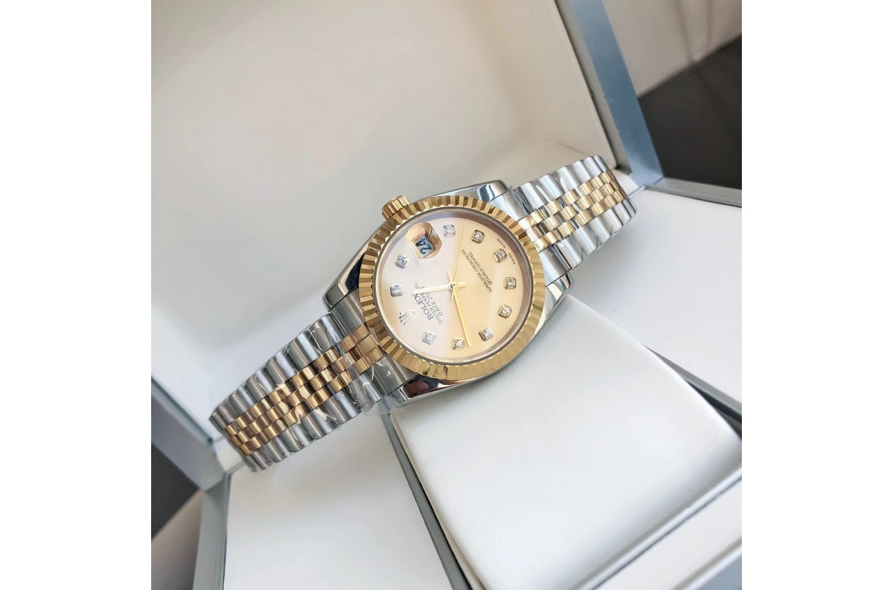 Rolex Datejust 36/28mm RG/SS Jub Gold/Dial 7